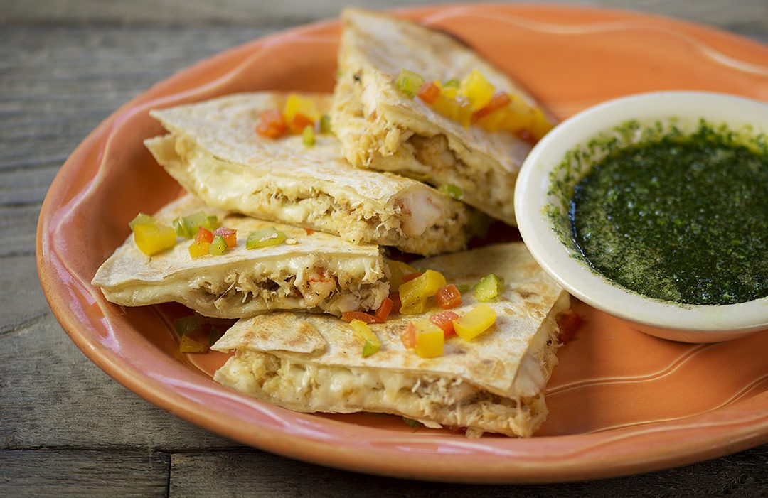 SEAFOOD QUESADILLAS - Shrimp Crab Quesadillas - Cheesemakers