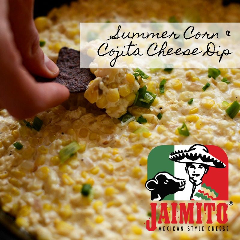 SUMMER CORN AND COJITA CHEESE DIP - Easy Appetizer Recipes