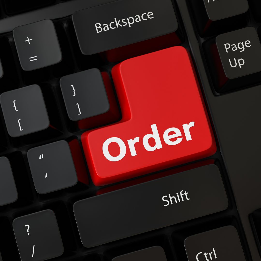 order/enter button on keyboard