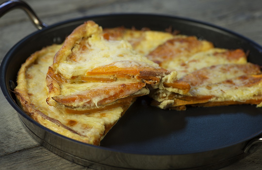 Spanish Tortilla Omelet – Crema Mexicana & manchego