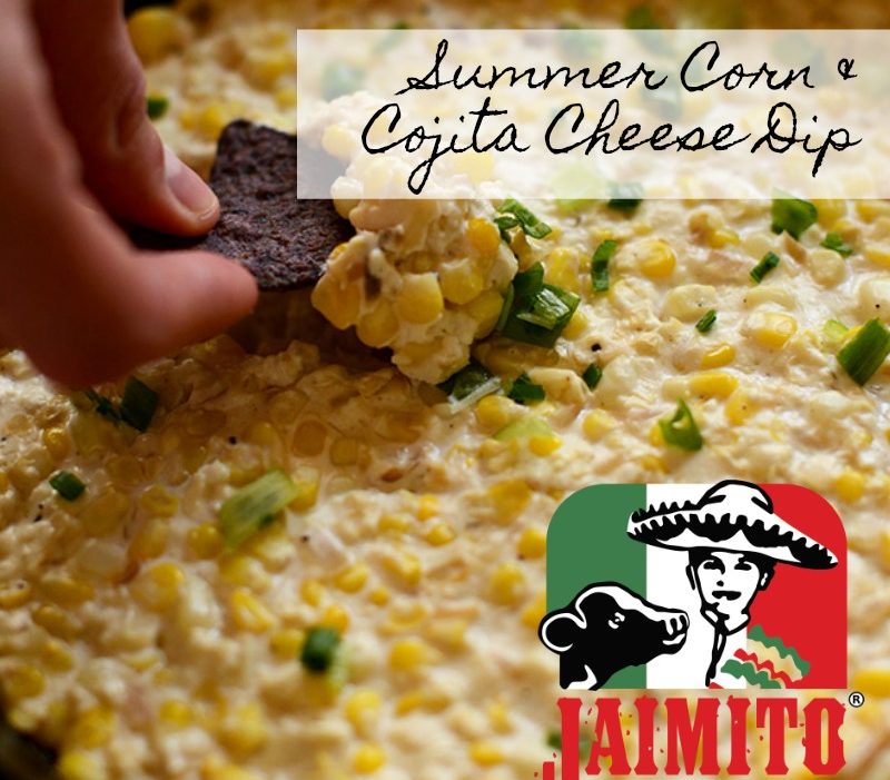 Summer Corn and Cojita Cheese Dip